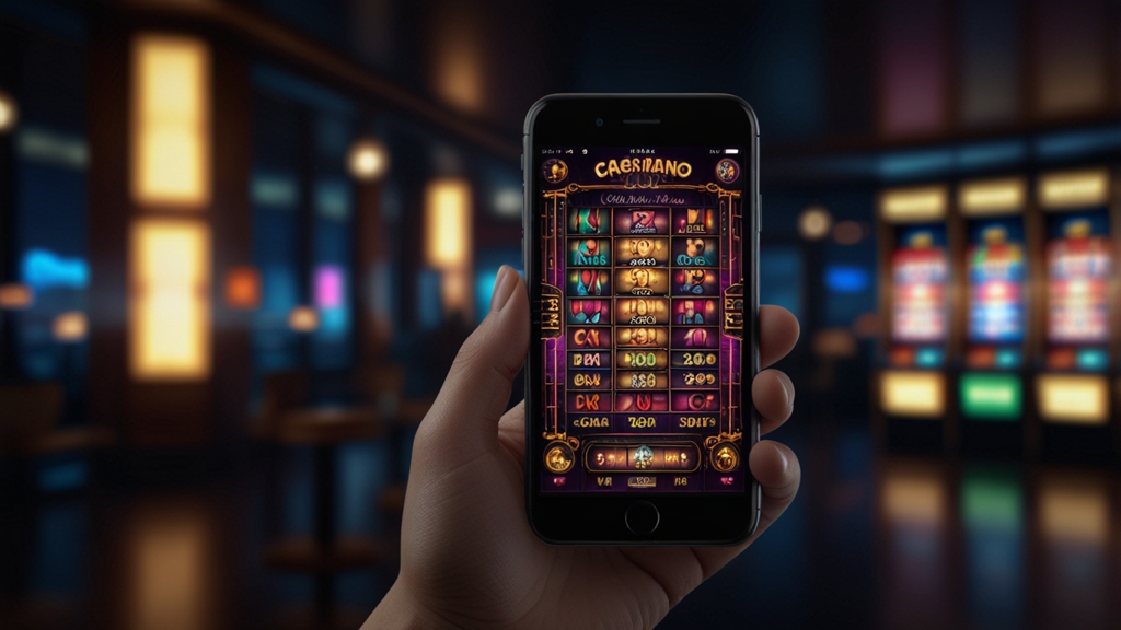 Mobilna aplikacja casino na telefonie z czytelnym menu i wygodną nawigacją